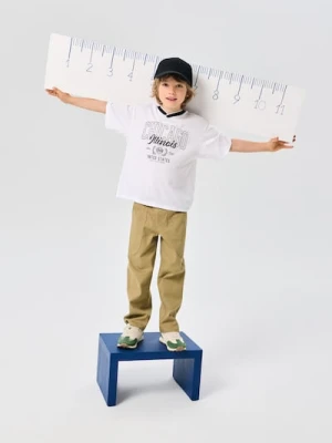 Sinsay - Koszulka z nadrukiem Chicago - biały