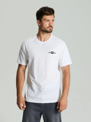 Sinsay - Koszulka z nadrukiem GM PB - biały