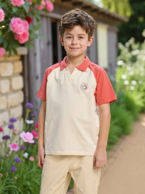 Zdjęcie produktu Sinsay - Koszulka z nadrukiem na plecach - kremowy