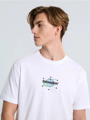 Sinsay - Koszulka z nadrukiem na plecach Rick and Morty - biały