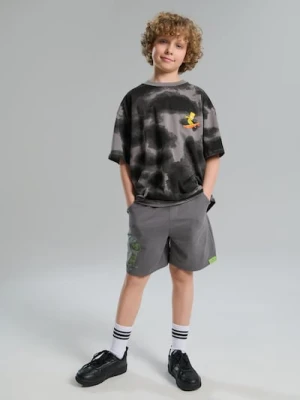 Sinsay - Koszulka z nadrukiem na plecach The Simpsons - szary