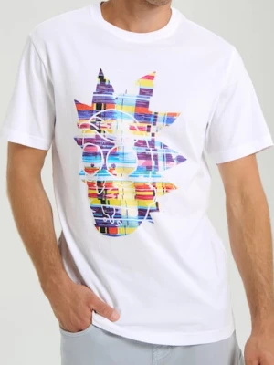 Sinsay - Koszulka z nadrukiem Rick and Morty - biały