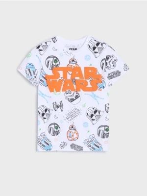 Sinsay - Koszulka z nadrukiem Star Wars - biały