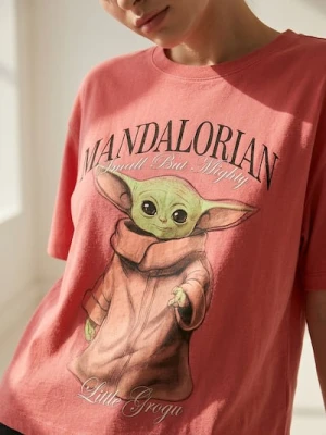 Zdjęcie produktu Sinsay - Koszulka z nadrukiem Star Wars Mandalorian - pomarańczowy