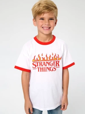 Sinsay - Koszulka z nadrukiem Stranger Things - biały