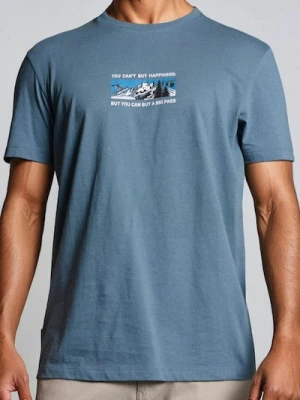 Sinsay - Koszulka z nadrukiem - szary