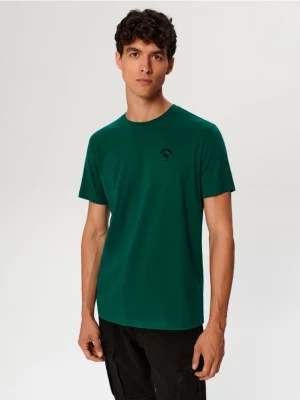 Sinsay - Koszulka z nadrukiem - zielony
