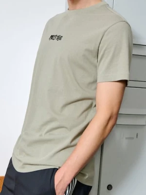 Sinsay - Koszulka z nadrukiem - zielony