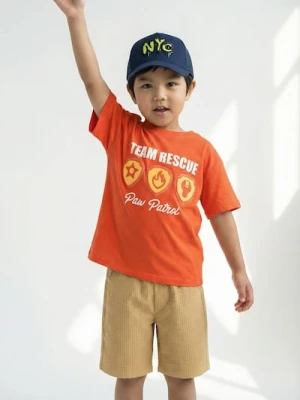 Sinsay - Koszulka z odwracalnymi naszywkami PAW Patrol - pomarańczowy