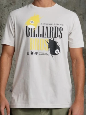 Sinsay - Koszulka z ozdobnym napisem - kremowy