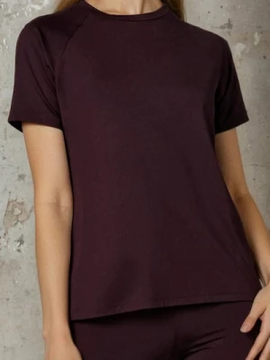 Sinsay - Koszulka z raglanowym rękawkiem - czerwony