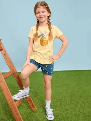 Sinsay - Koszulka - żółty