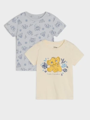 Zdjęcie produktu Sinsay - Koszulki 2 pack Disney - kremowy