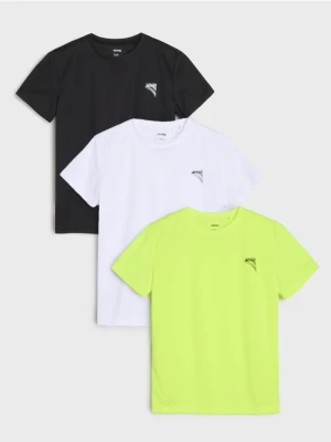 Sinsay - Koszulki 3 pack Active - czarny