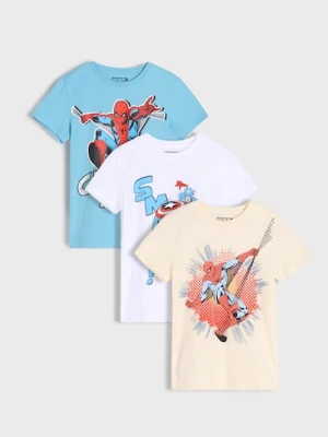 Sinsay - Koszulki 3 pack Marvel - wielobarwny