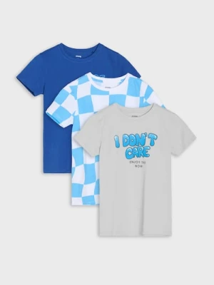 Sinsay - Koszulki 3 pack - wielobarwny