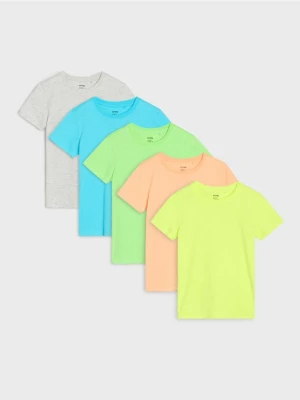 Sinsay - Koszulki 5 pack - szary