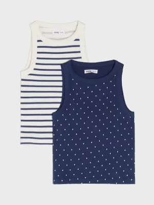 Sinsay - Koszulki z krótkim rękawem 2 pack - wielobarwny