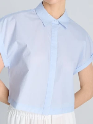 Sinsay - Krótka koszula w paski - wielobarwny