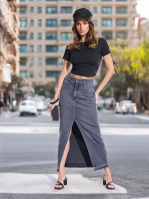 Sinsay - Krótka koszulka z ozdobnym marszczeniem - czarny