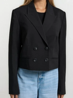 Sinsay - Krótki żakiet - czarny