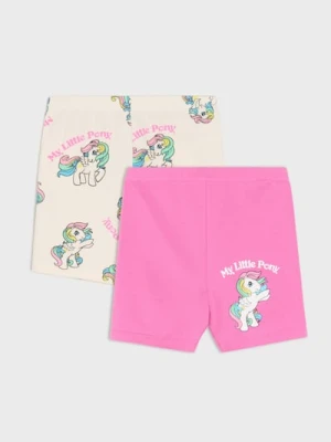 Sinsay - Krótkie legginsy 2 pack My Little Pony - różowy