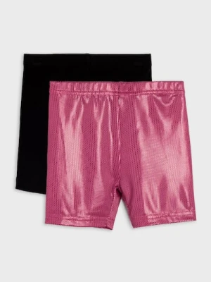 Sinsay - Krótkie legginsy 2 pack - różowy