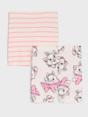 Sinsay - Krótkie legginsy 2 pack The Aristocats - pomarańczowy