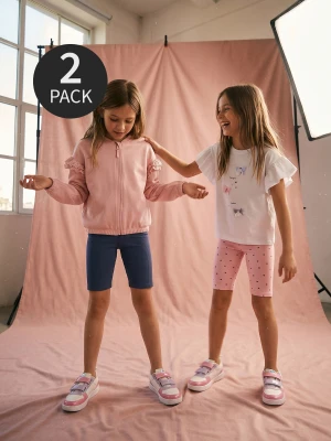 Sinsay - Krótkie legginsy 2 pack - wielobarwny