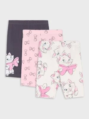Sinsay - Krótkie legginsy 3 pack The Aristocats - wielobarwny