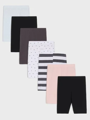 Sinsay - Krótkie legginsy 7 pack - wielobarwny