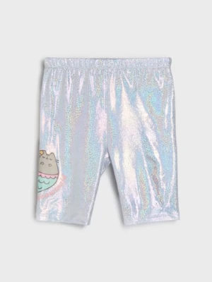 Sinsay - Krótkie legginsy Pusheen the Cat - srebrny