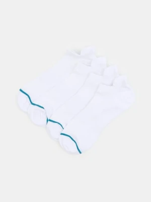 Sinsay - Krótkie skarpetki 4 pack - biały