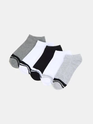 Sinsay - Krótkie skarpetki 5 pack - czarny