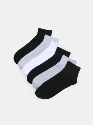 Sinsay - Krótkie skarpetki 5 pack - wielobarwny