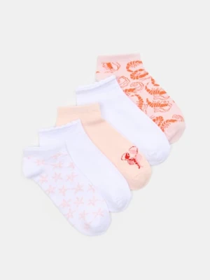 Sinsay - Krótkie skarpetki 5 pack - wielobarwny