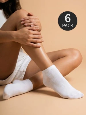 Sinsay - Krótkie skarpetki 6 pack - wielobarwny