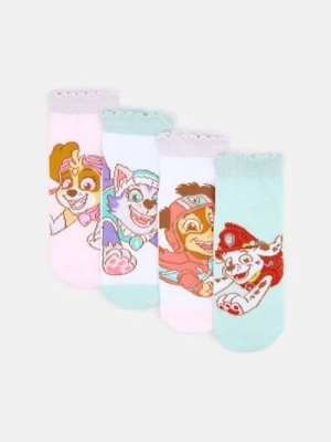 Sinsay - Krótkie skarpetki z nadrukiem PAW Patrol 4 pack - wielobarwny