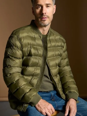 Sinsay - Kurtka bomber puffer - khaki