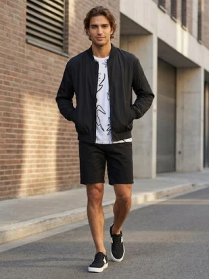 Sinsay - Kurtka bomberka - czarny