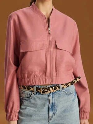 Sinsay - Kurtka bomberka - fioletowy