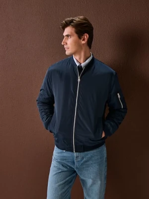 Sinsay - Kurtka bomberka z ociepleniem - granatowy