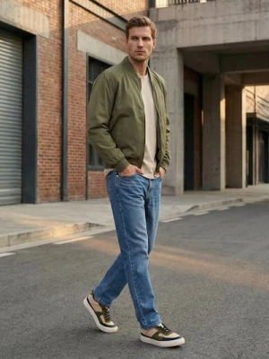 Sinsay - Kurtka bomberka - zielony