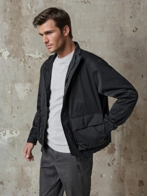 Sinsay - Kurtka harrington - czarny