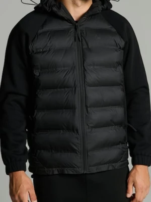 Sinsay - Kurtka hybrydowa z kapturem - czarny