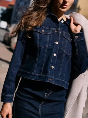 Sinsay - Kurtka jeansowa - niebieski