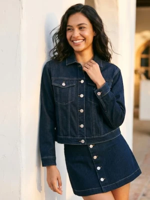 Sinsay - Kurtka jeansowa - niebieski