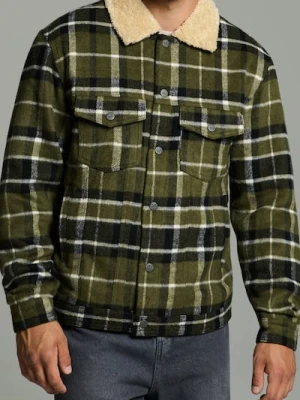 Zdjęcie produktu Sinsay - Kurtka katana w kratę - khaki