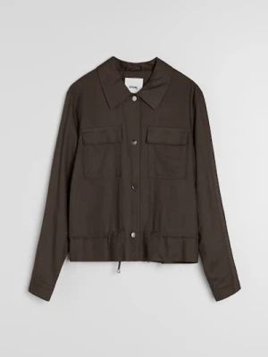 Sinsay - Kurtka koszulowa - brązowy