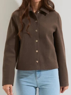 Sinsay - Kurtka koszulowa - brązowy